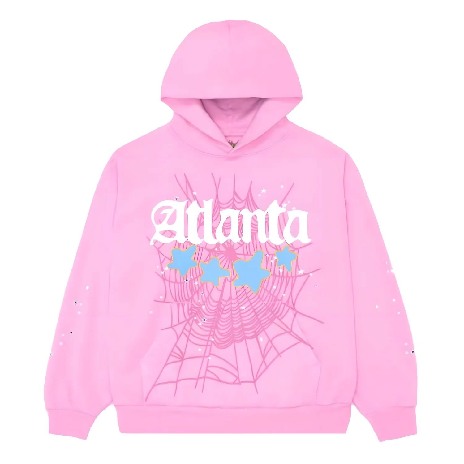 nevermind the spider pink hoodie
